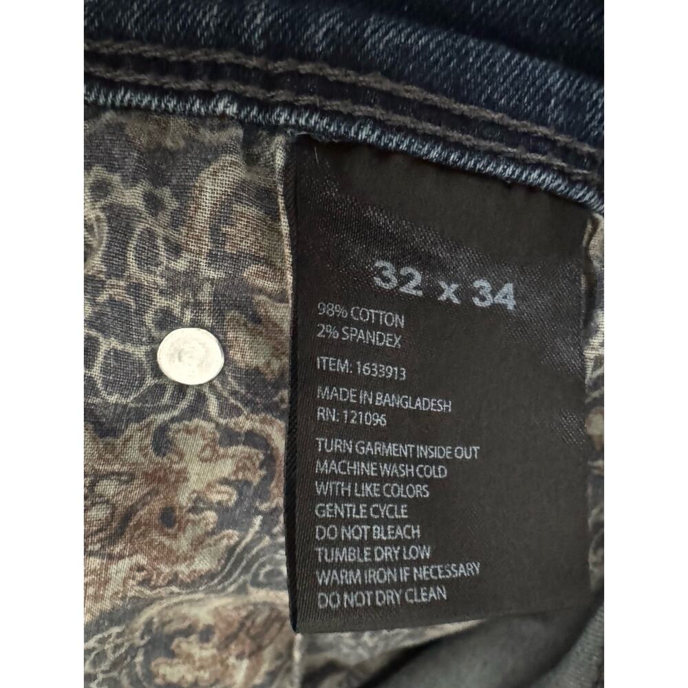 English Laundry Marrow Straight Fit Jeans Men’s 32x34 Stretch Blue Denim Pants - Picture 7 of 10